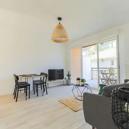 Les Verdiers Dans Résidence Calme à An Apartamento Andernos-les-Bains